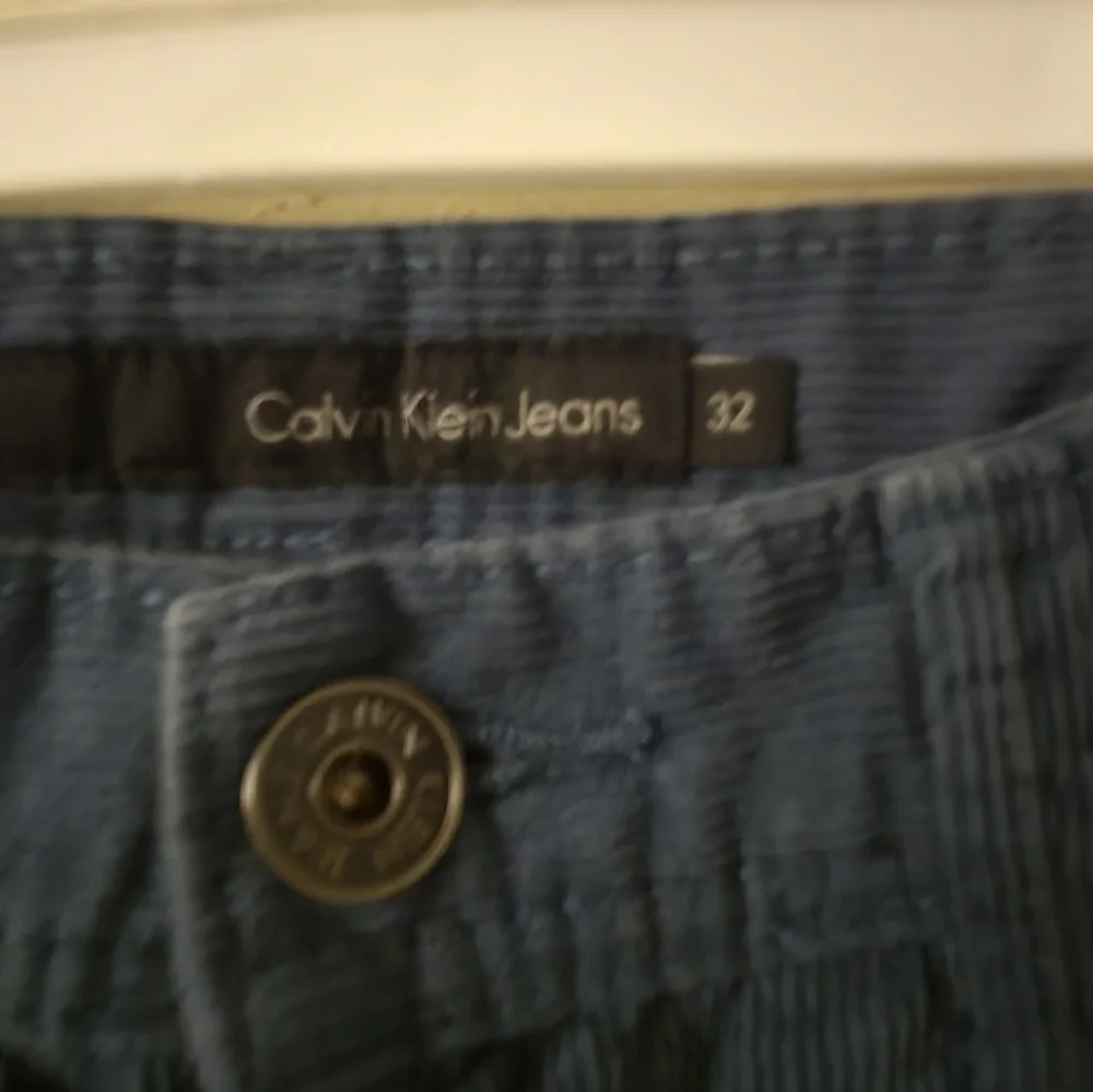 Calvin Klein Dark Blue Corduroy Pants